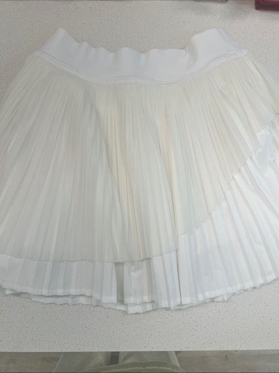 lululemon athletica Dresses & Skirts - lululemon athletica White Pleated Tennis Skirt